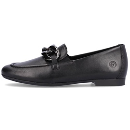 Rieker Zapatos cómodos de piel con cadena Remonte W RKR645, negro 15