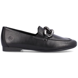 Rieker Zapatos cómodos de piel con cadena Remonte W RKR645, negro 18
