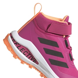 Zapatillas Adidas Fortarun All Terrain Cloudfoam Sport Running GZ1807 rosado 3