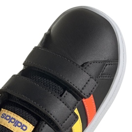 Zapatos Adidas Grand Court Lifestyle Hook and Loop HP8918 negro 3