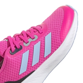 Zapatillas Adidas RunFalcon 3 Sport Running Lace Jr HP5837 rosado 4