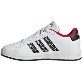 Zapatillas Adidas Grand Court Spider-man K Jr IG7169 blanco 3