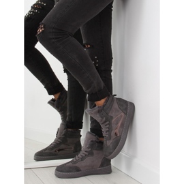 Zapatillas con aislamiento gris BOK-1103 gris oscuro 6