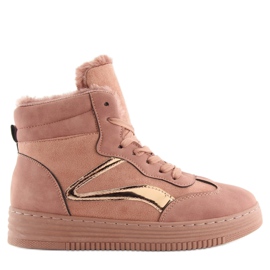 Zapatillas con aislamiento rosa BOK-1103 rosa oscuro rosado 5