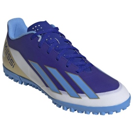 Zapatos Adidas X Crazyfast Club Messi Tf ID0726 azul 3