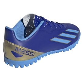 Zapatos Adidas X Crazyfast Club Messi Jr Tf ID0722 azul 3