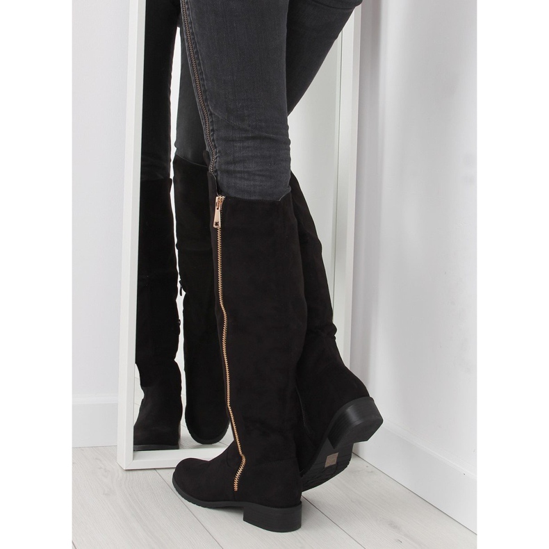 Botas de montar mujer negras 6811-PG negro 2
