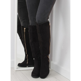Botas de montar mujer negras 6811-PG negro 4