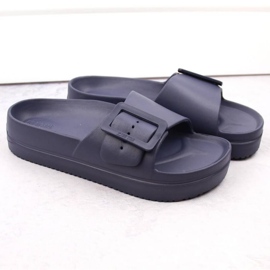 Chanclas con plataforma Big Star INT1967 azul marino 4