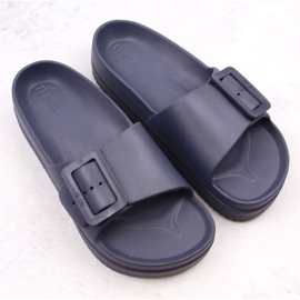 Chanclas con plataforma Big Star INT1967 azul marino 6