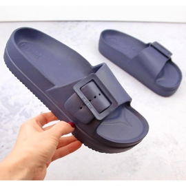 Chanclas con plataforma Big Star INT1967 azul marino 7