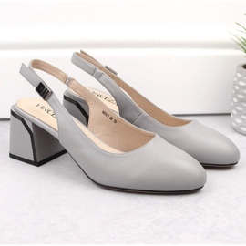 Sandalias Vinceza W JAN272 piel gris 5