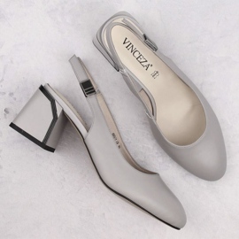 Sandalias Vinceza W JAN272 piel gris 6