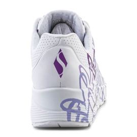 Zapatos Skechers JGoldcrown Uno Lite - Spread the Love W 155507-WLPR blanco 3