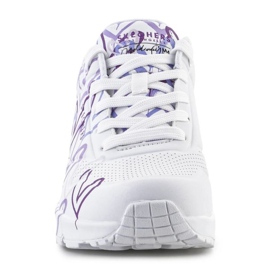 Zapatos Skechers JGoldcrown Uno Lite - Spread the Love W 155507-WLPR blanco 6