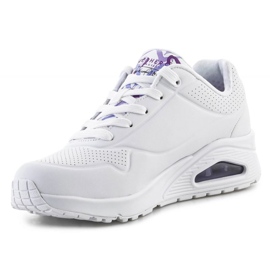 Zapatos Skechers JGoldcrown Uno Lite - Spread the Love W 155507-WLPR blanco 7