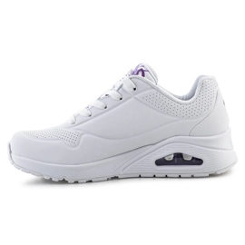 Zapatos Skechers JGoldcrown Uno Lite - Spread the Love W 155507-WLPR blanco 8