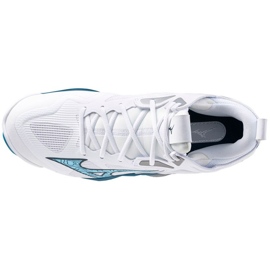 Zapatillas de voleibol Mizuno Wave Momentum 3 Mid V1GA231721 blanco 3