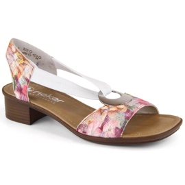Sandalias cómodas florales Rieker W RKR334C multicolor 10