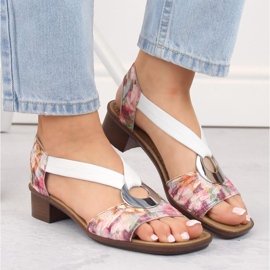 Sandalias cómodas florales Rieker W RKR334C multicolor 15