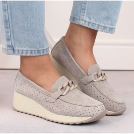 Filippo W PAW507A Zapatos ante piel beige 4