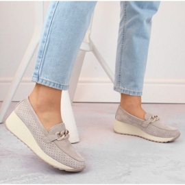 Filippo W PAW507A Zapatos ante piel beige 5