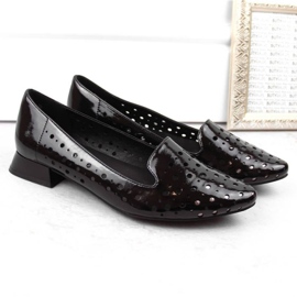 M.Daszyński W SAN31A zapatos de charol negro 6