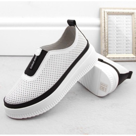 Artiker W HBH67 Zapatos de piel blanco 7