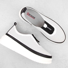 Artiker W HBH67 Zapatos de piel blanco 8
