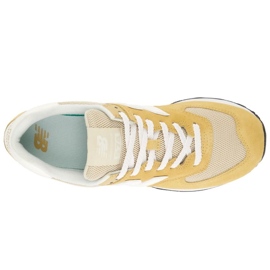 Zapatillas New Balance Unisex U574PBE amarillo 6