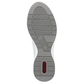 Zapatos cómodos de piel Rieker W RKR692 blanco 12