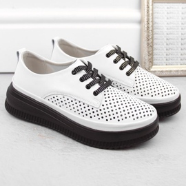 Zapatos calados Artiker W 54C1708 HBH70B blanco 5