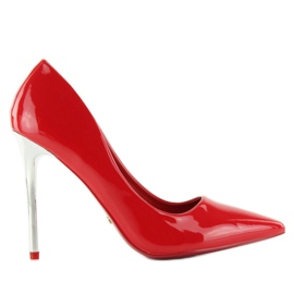 Plata Tacones rojos salón NF03 Rojo 3