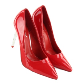 Plata Tacones rojos salón NF03 Rojo 2