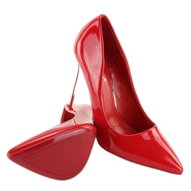 Plata Tacones rojos salón NF03 Rojo 4
