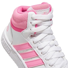 Zapatillas Adidas Hoops 3.0 Mid K IG3716 blanco 3