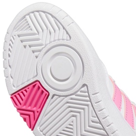 Zapatillas Adidas Hoops 3.0 Mid K IG3716 blanco 4