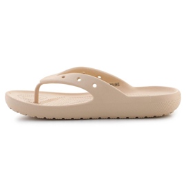 Chanclas Crocs Classic Flip V2 209402-2DS beige 8