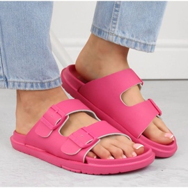 Chanclas de espuma con hebillas Big Star INT2004E, fucsia rosado 3