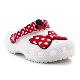 Chanclas Crocs Classic Disney Minnie Mouse Clog 208710-119 blanco 5