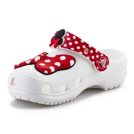 Chanclas Crocs Classic Disney Minnie Mouse Clog 208710-119 blanco 6