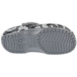 Chanclas Crocs Classic Spray Camo Kids Clog 207594-097 gris 3