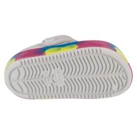 Chanclas Crocs Off Court Glitter Band Clog T 209717-1FS blanco 3