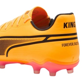 Zapatillas de fútbol Puma King Pro FG/AG M 107566 06 naranja 4