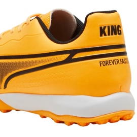 Zapatillas de fútbol Puma King Match Tt M 107260 05 naranja 4