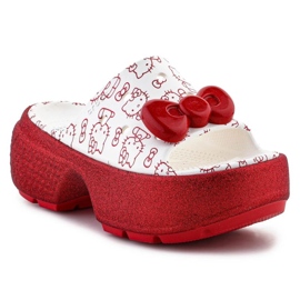 Chanclas Crocs Hello Kitty Stomp Slide Blanco W 209815-100 5
