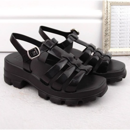 Sandalias Zaxy de goma perfumada W NN285039 INT2008A negro 5