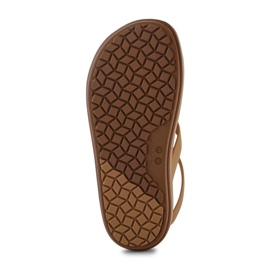 Sandalias Crocs Brooklyn luxe Gladiator 209557-2U3 marrón 11