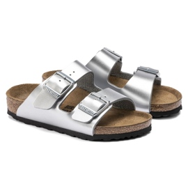 Chanclas Birkenstock Arizona Kids Bs 1019147 plata 4