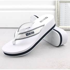Chanclas cuña Big Star W NN274A726 blanco 3